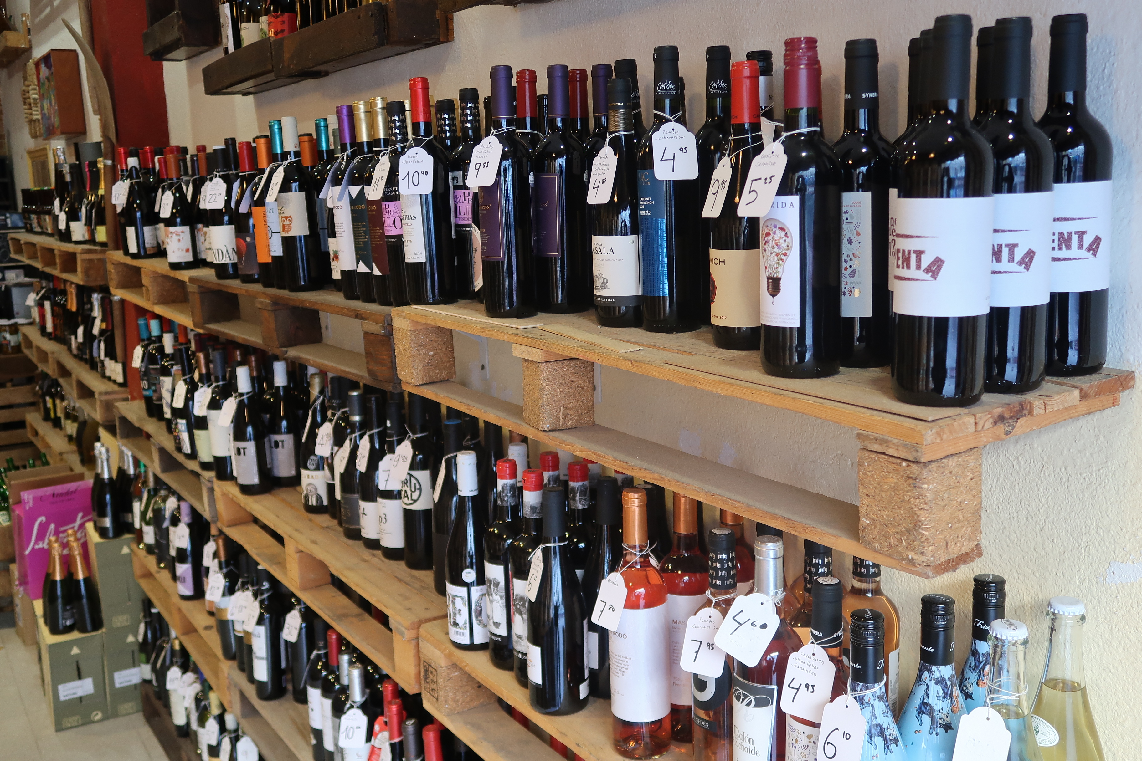 Various wines to choose from, Celler de Ronda, Barcelona